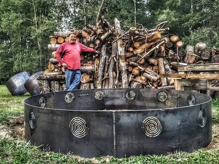 Large Firepit
